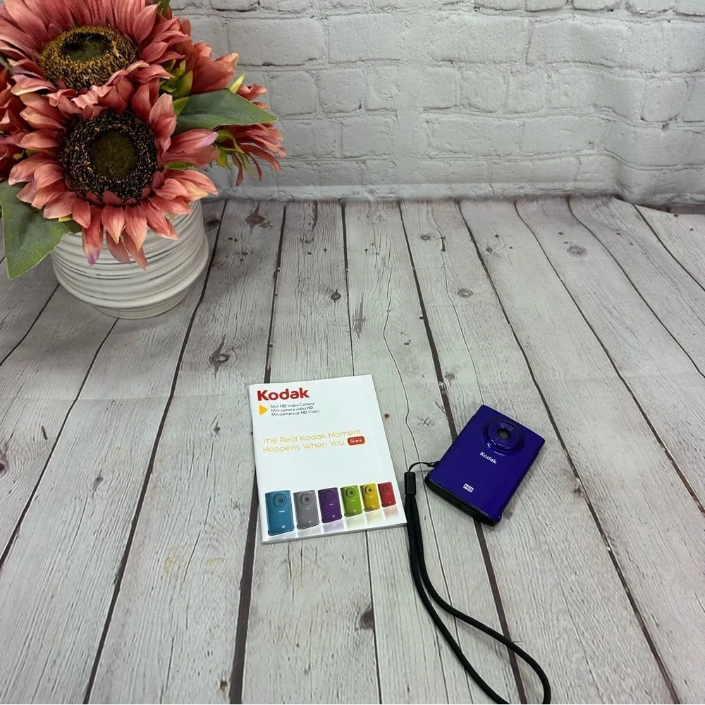 purple kodak mini HD video camera